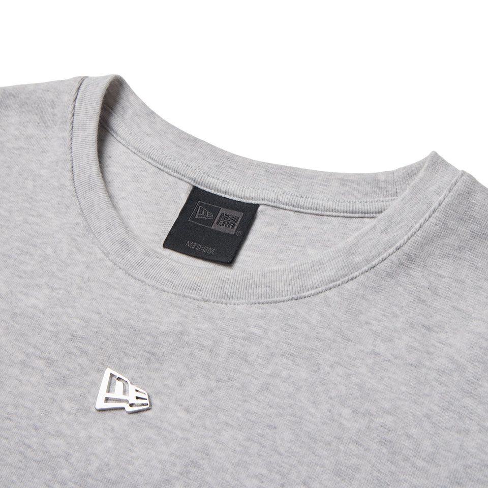 Women's 半袖 オープンバック Tシャツ BLACK LABEL アッシュグレー
