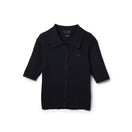 Women's ニット ポロカーディガン BLACK LABEL SS26 ブラック | NEW ERA ニューエラ公式オンラインストア