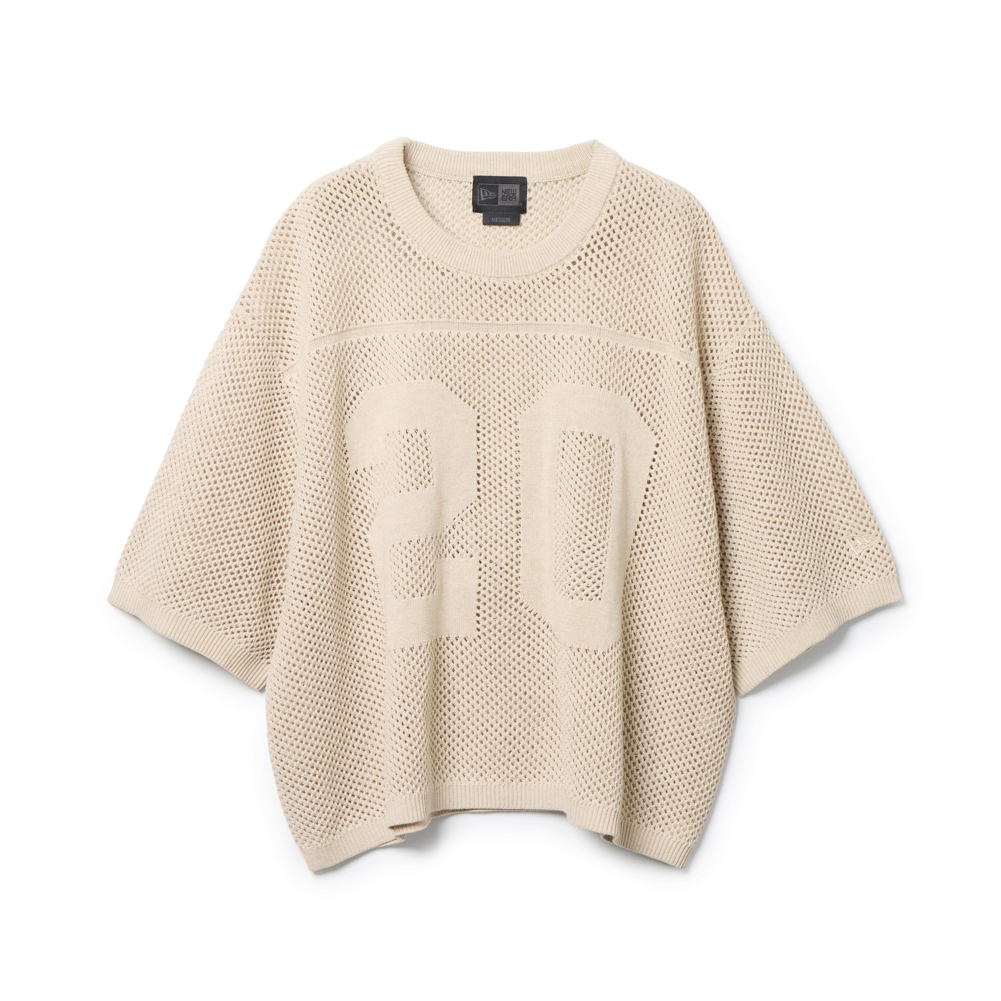 Women's 半袖 フットボール ニットシャツ BLACK LABEL SS26 アイボリー