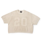 Women's 半袖 フットボール ニットシャツ BLACK LABEL SS26 アイボリー | NEW ERA ニューエラ公式オンラインストア