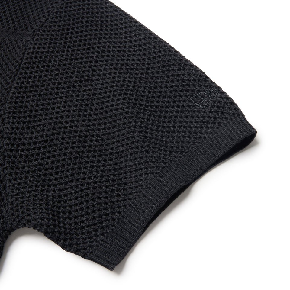 Women's 半袖 フットボール ニットシャツ BLACK LABEL SS26 ブラック | NEW ERA ニューエラ公式オンラインストア