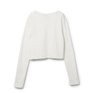 Women's 長袖 レイヤード リブ Tシャツ BLACK LABEL SS26 ホワイト | NEW ERA ニューエラ公式オンラインストア