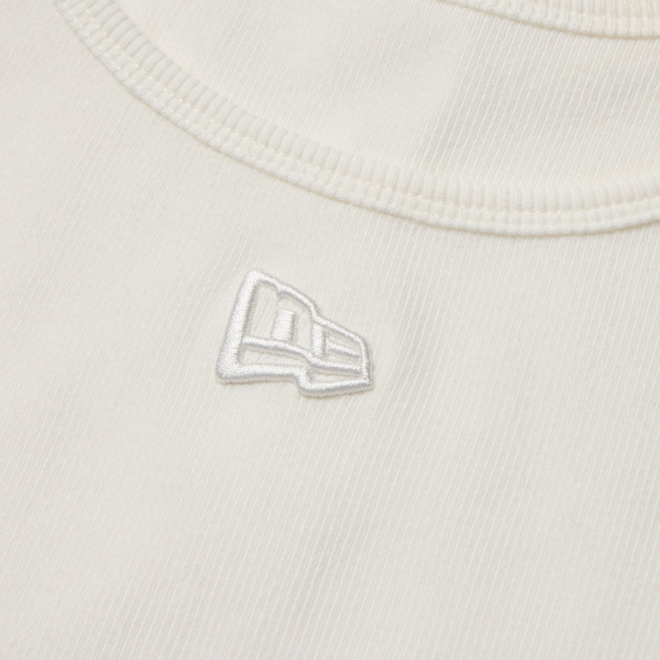 Women's 長袖 レイヤード リブ Tシャツ BLACK LABEL SS26 ホワイト | NEW ERA ニューエラ公式オンラインストア