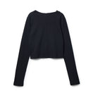 Women's 長袖 レイヤード リブ Tシャツ BLACK LABEL SS26 ブラック | NEW ERA ニューエラ公式オンラインストア