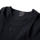 Women's 長袖 レイヤード リブ Tシャツ BLACK LABEL SS26 ブラック | NEW ERA ニューエラ公式オンラインストア