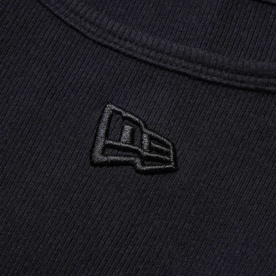 Women's 長袖 レイヤード リブ Tシャツ BLACK LABEL SS26 ブラック | NEW ERA ニューエラ公式オンラインストア