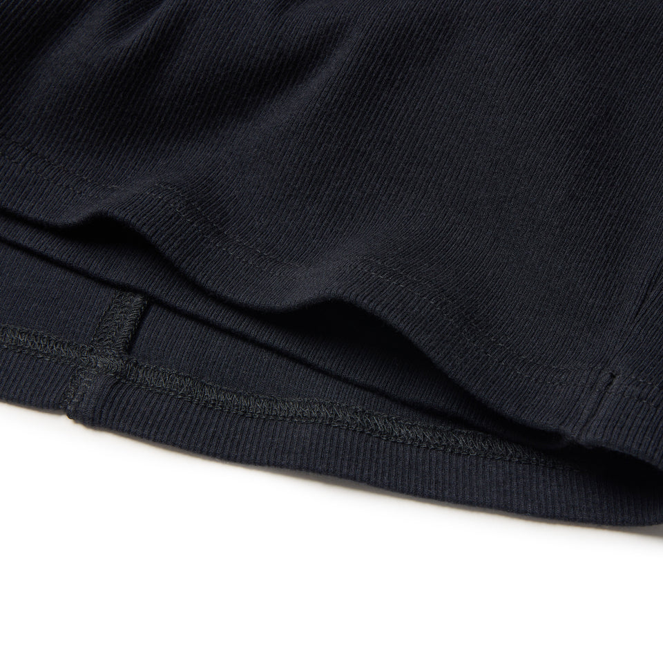 Women's 長袖 レイヤード リブ Tシャツ BLACK LABEL SS26 ブラック | NEW ERA ニューエラ公式オンラインストア