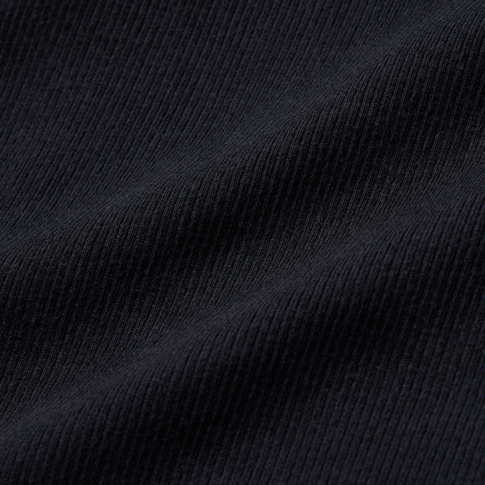 Women's 長袖 レイヤード リブ Tシャツ BLACK LABEL SS26 ブラック | NEW ERA ニューエラ公式オンラインストア