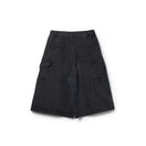Women's ダブルニー バミューダパンツ BLACK LABEL SS26 ウォッシュドブラックデニム | NEW ERA ニューエラ公式オンラインストア