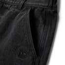 Women's ダブルニー バミューダパンツ BLACK LABEL SS26 ウォッシュドブラックデニム | NEW ERA ニューエラ公式オンラインストア