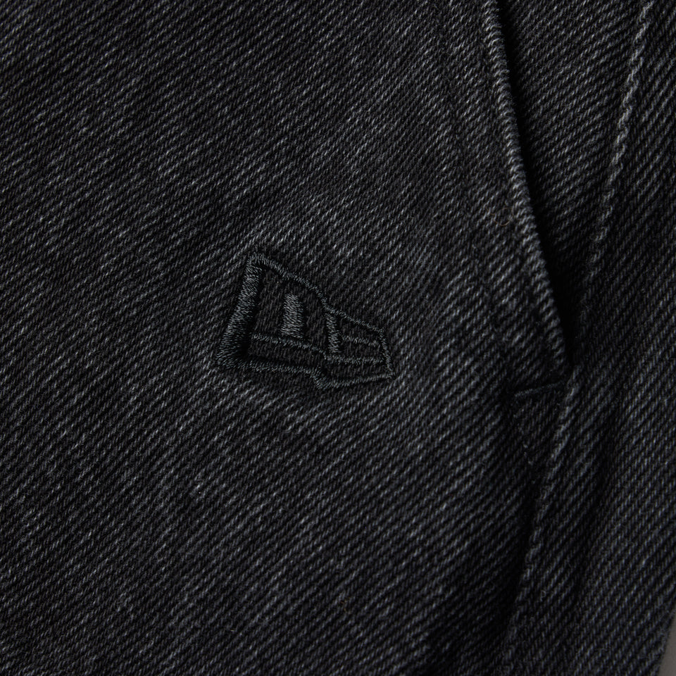 Women's ダブルニー バミューダパンツ BLACK LABEL SS26 ウォッシュドブラックデニム | NEW ERA ニューエラ公式オンラインストア