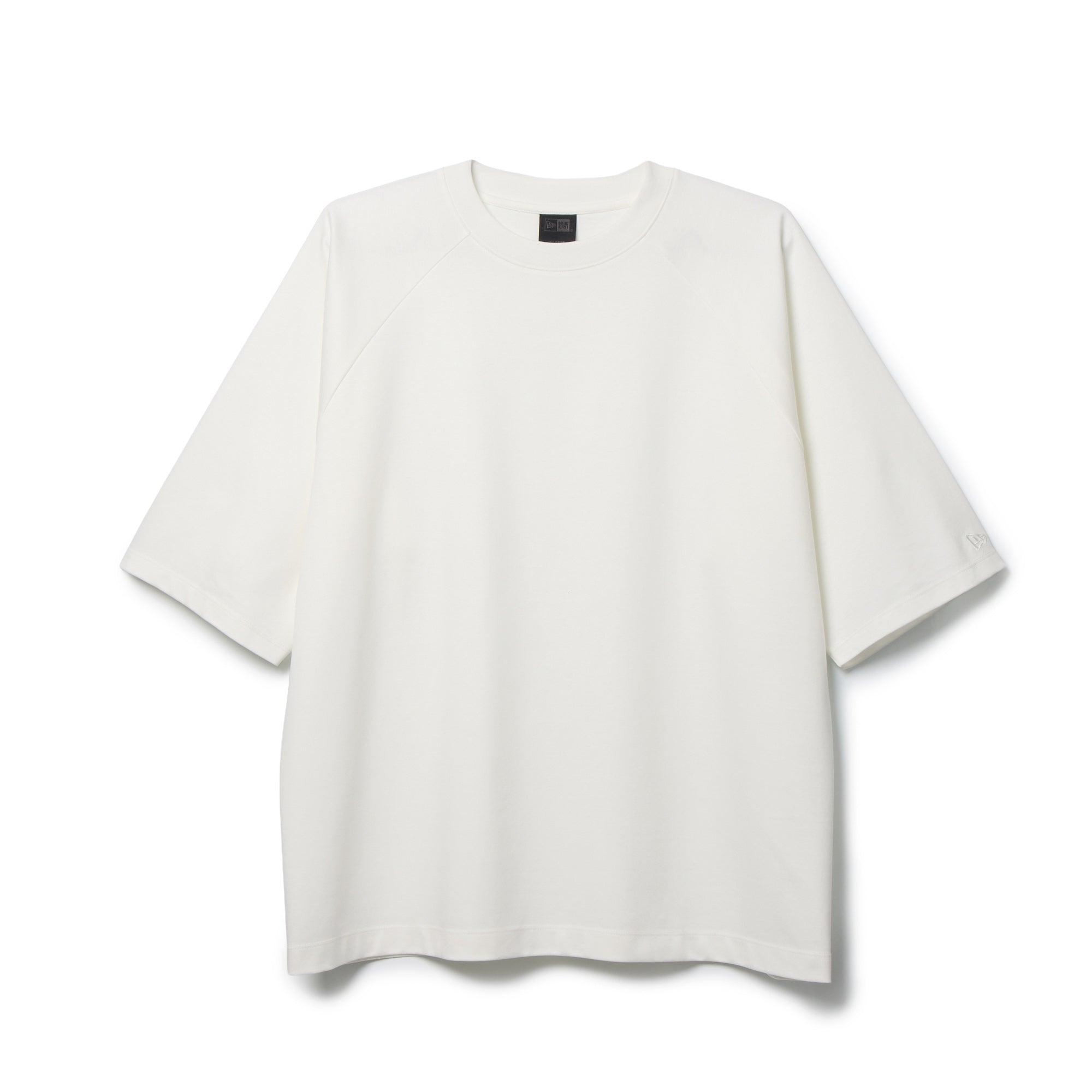 半袖 ダブル ジャカード ラグラン Tシャツ BLACK LABEL SS26 ホワイト
