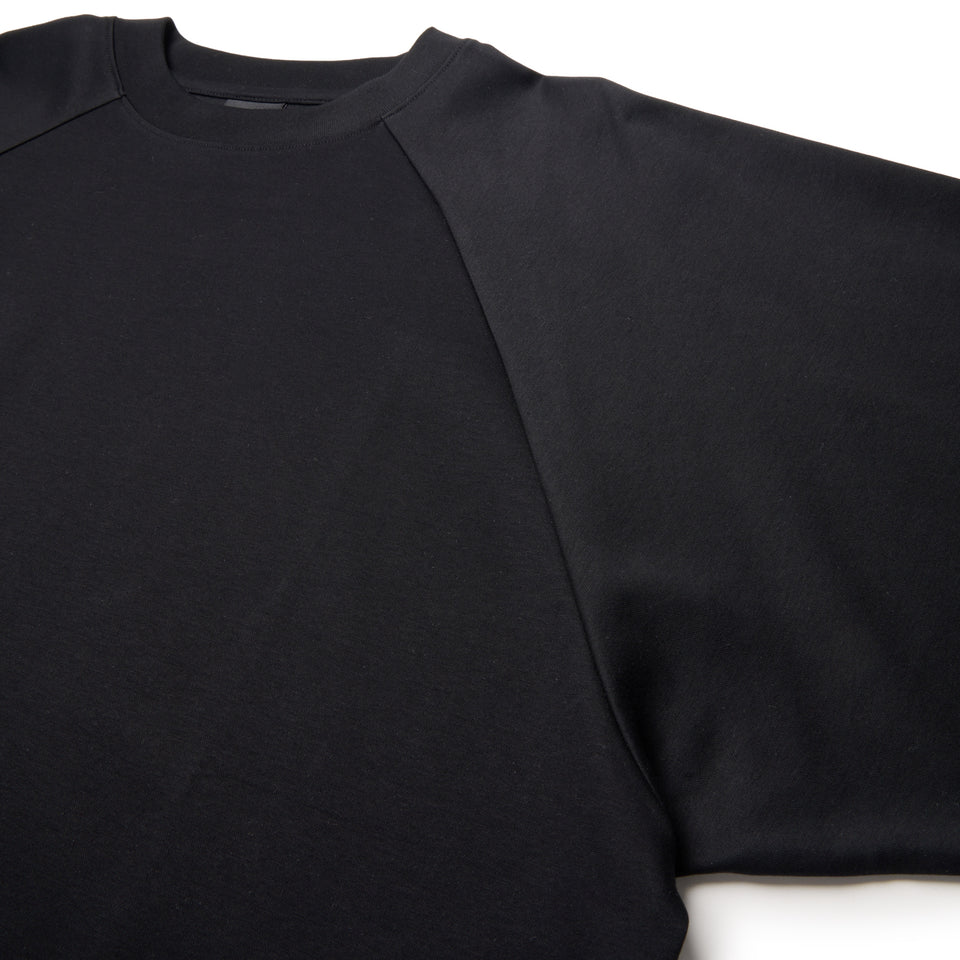 半袖 ダブル ジャカード ラグラン Tシャツ BLACK LABEL SS26 ブラック | NEW ERA ニューエラ公式オンラインストア