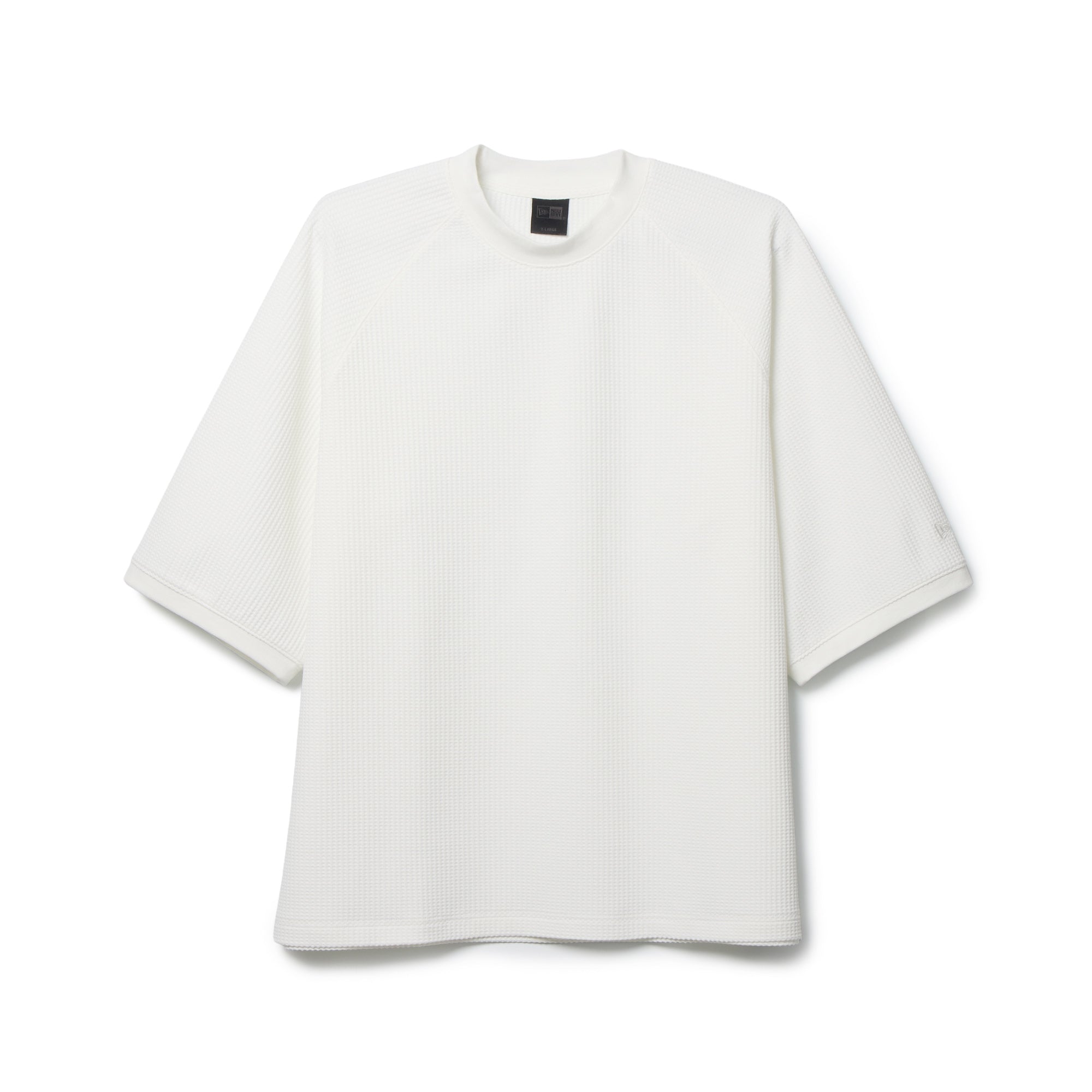 半袖 ソフトワッフル Tシャツ BLACK LABEL SS26 ホワイト | ニューエラ