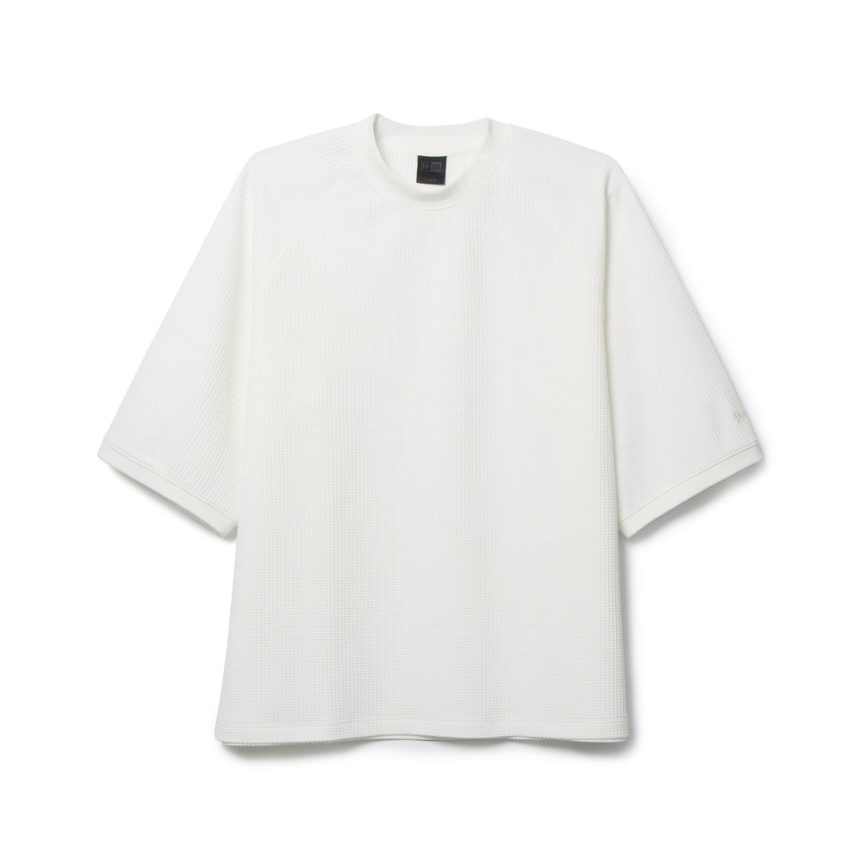 半袖 ソフトワッフル Tシャツ BLACK LABEL SS26 ホワイト | ニューエラ