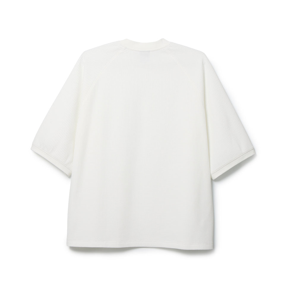 半袖 ソフトワッフル Tシャツ BLACK LABEL SS26 ホワイト | ニューエラ