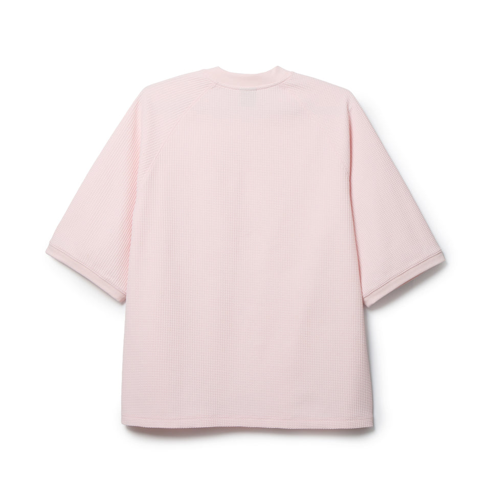 半袖 ソフトワッフル Tシャツ BLACK LABEL SS26 ピンク | NEW ERA ニューエラ公式オンラインストア