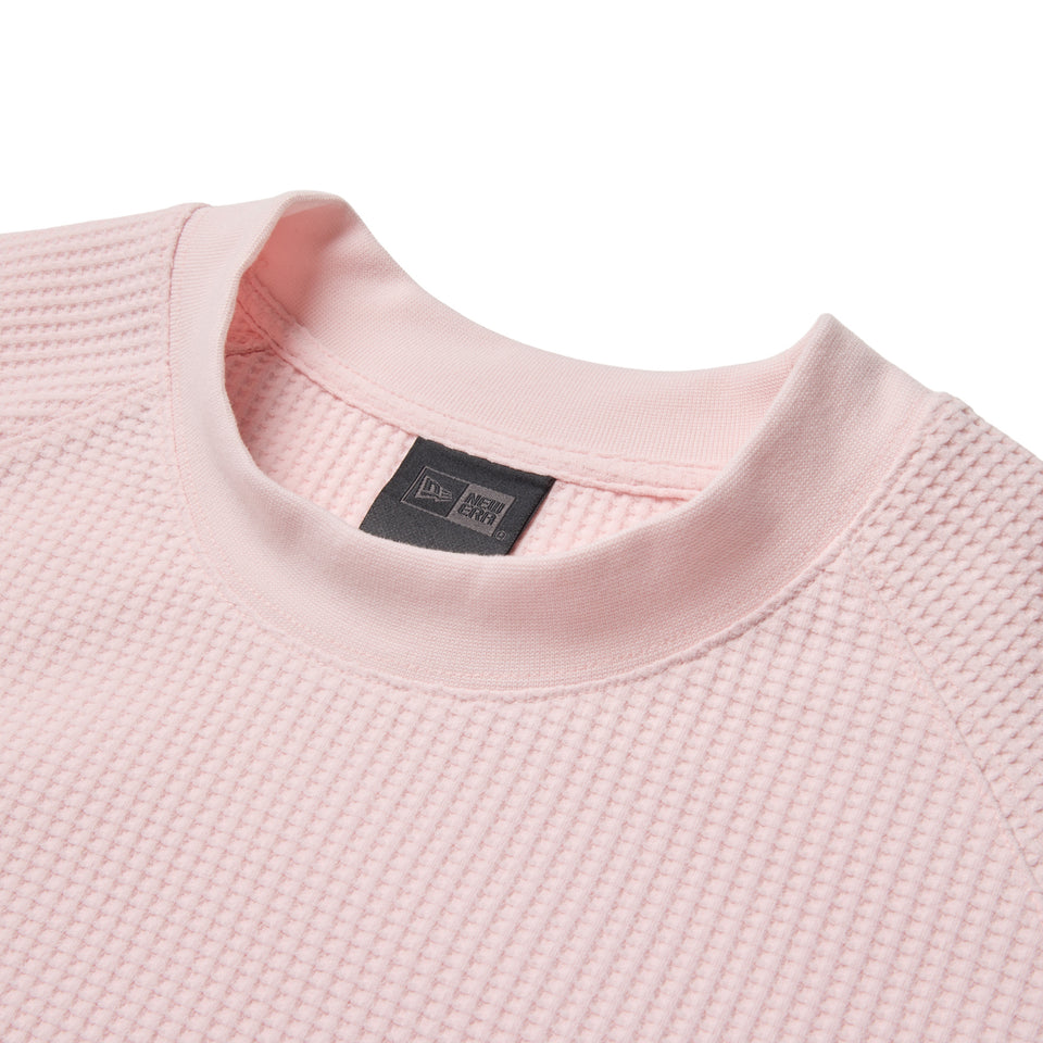 半袖 ソフトワッフル Tシャツ BLACK LABEL SS26 ピンク | NEW ERA ニューエラ公式オンラインストア