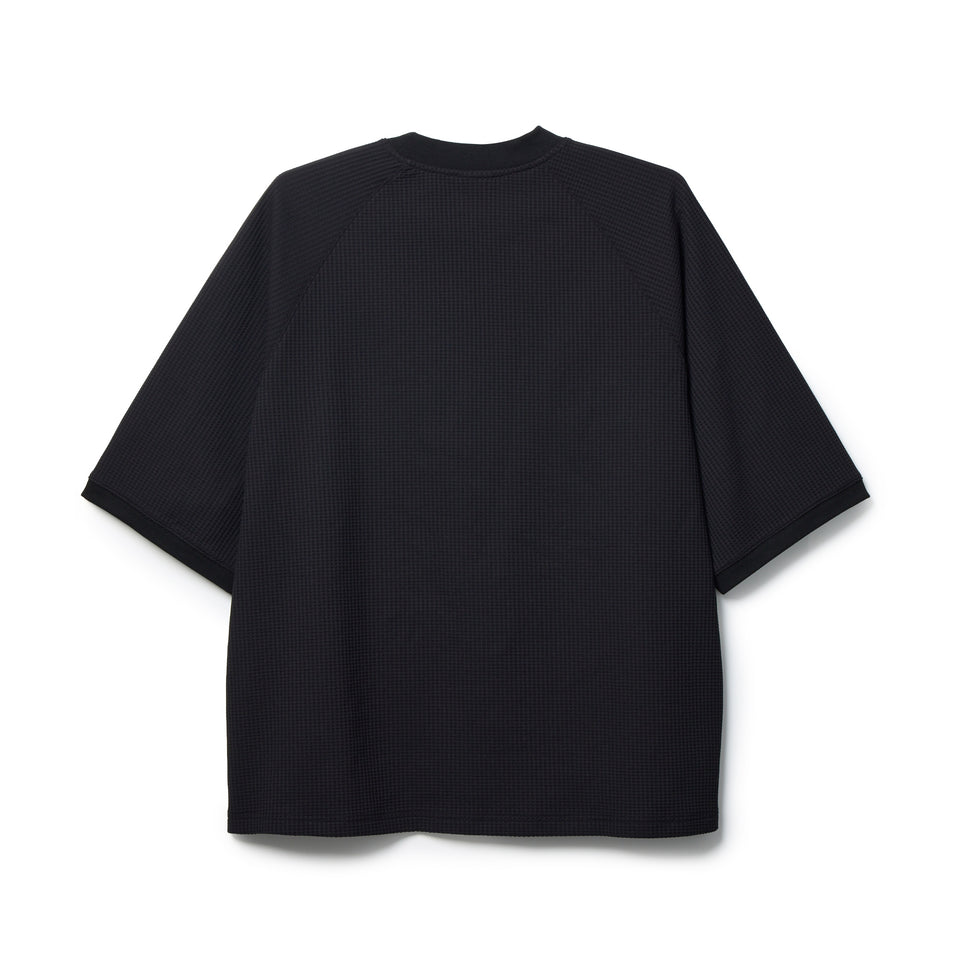 半袖 ソフトワッフル Tシャツ BLACK LABEL SS26 ブラック | ニューエラ