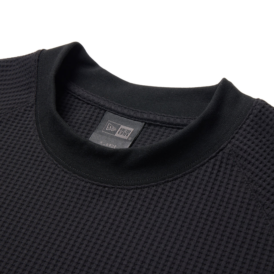 半袖 ソフトワッフル Tシャツ BLACK LABEL SS26 ブラック | ニューエラ