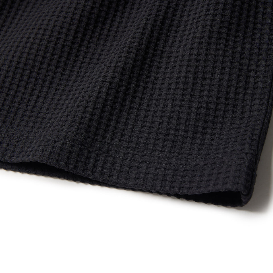 半袖 ソフトワッフル Tシャツ BLACK LABEL SS26 ブラック | NEW ERA ニューエラ公式オンラインストア