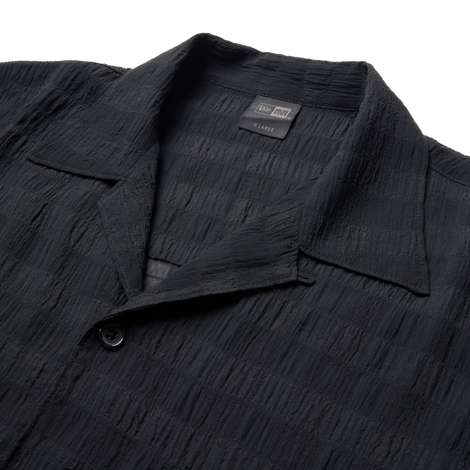 半袖 シースルーチェック シャツ BLACK LABEL SS26 ブラック | NEW ERA ニューエラ公式オンラインストア