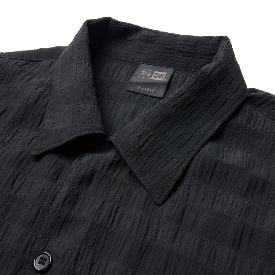 半袖 シースルーチェック シャツ BLACK LABEL SS26 ブラック | NEW ERA ニューエラ公式オンラインストア