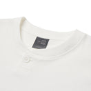半袖 オーガニック パイル ヘンリーネック Tシャツ BLACK LABEL SS26 ホワイト | NEW ERA ニューエラ公式オンラインストア