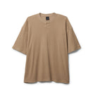 半袖 オーガニック パイル ヘンリーネック Tシャツ BLACK LABEL SS26 ベージュ | NEW ERA ニューエラ公式オンラインストア