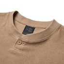 半袖 オーガニック パイル ヘンリーネック Tシャツ BLACK LABEL SS26 ベージュ | NEW ERA ニューエラ公式オンラインストア