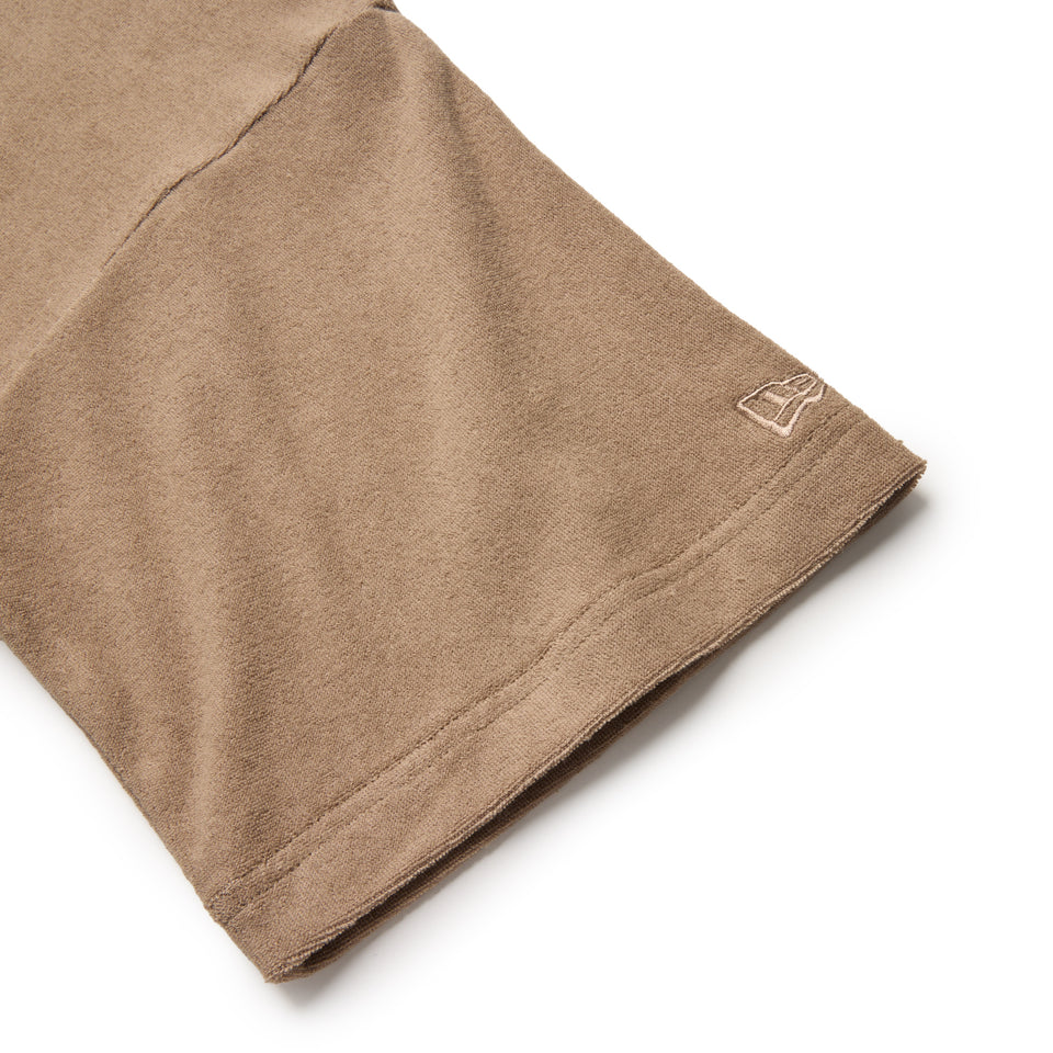 半袖 オーガニック パイル ヘンリーネック Tシャツ BLACK LABEL SS26 ベージュ | NEW ERA ニューエラ公式オンラインストア