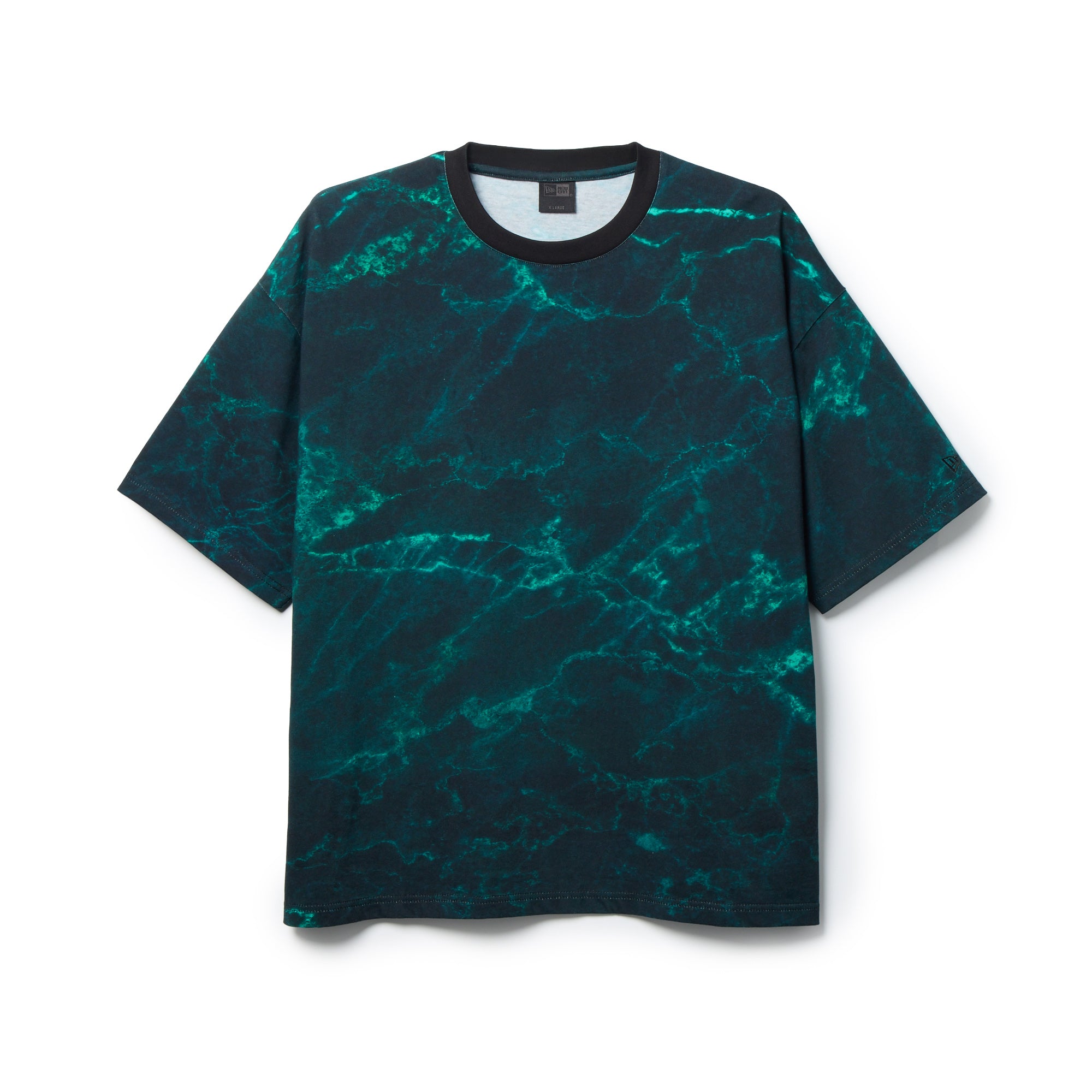半袖 Ocean Sublimationプリント Tシャツ BLACK LABEL SS26 グリーン