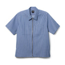半袖 フルジップ ヒッコリー ワークシャツ BLACK LABEL SS26 ブルーストライプ | NEW ERA ニューエラ公式オンラインストア