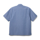半袖 フルジップ ヒッコリー ワークシャツ BLACK LABEL SS26 ブルーストライプ | NEW ERA ニューエラ公式オンラインストア