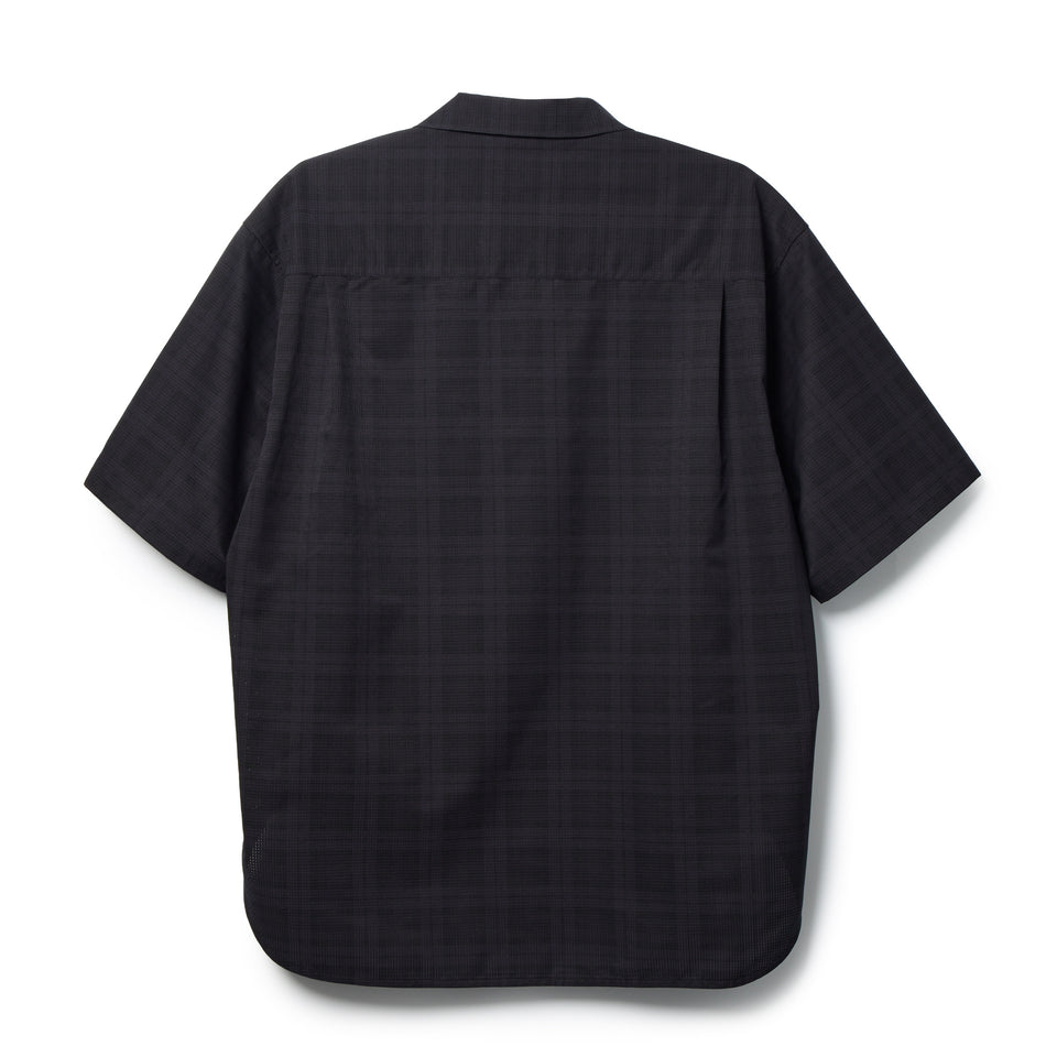 半袖 シャツ Dot Air ブラックウォッチ BLACK LABEL SS26 ネイビー