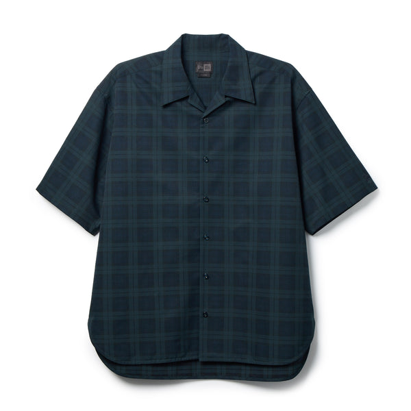 半袖 シャツ Dot Air ブラックウォッチ BLACK LABEL SS26 グリーン