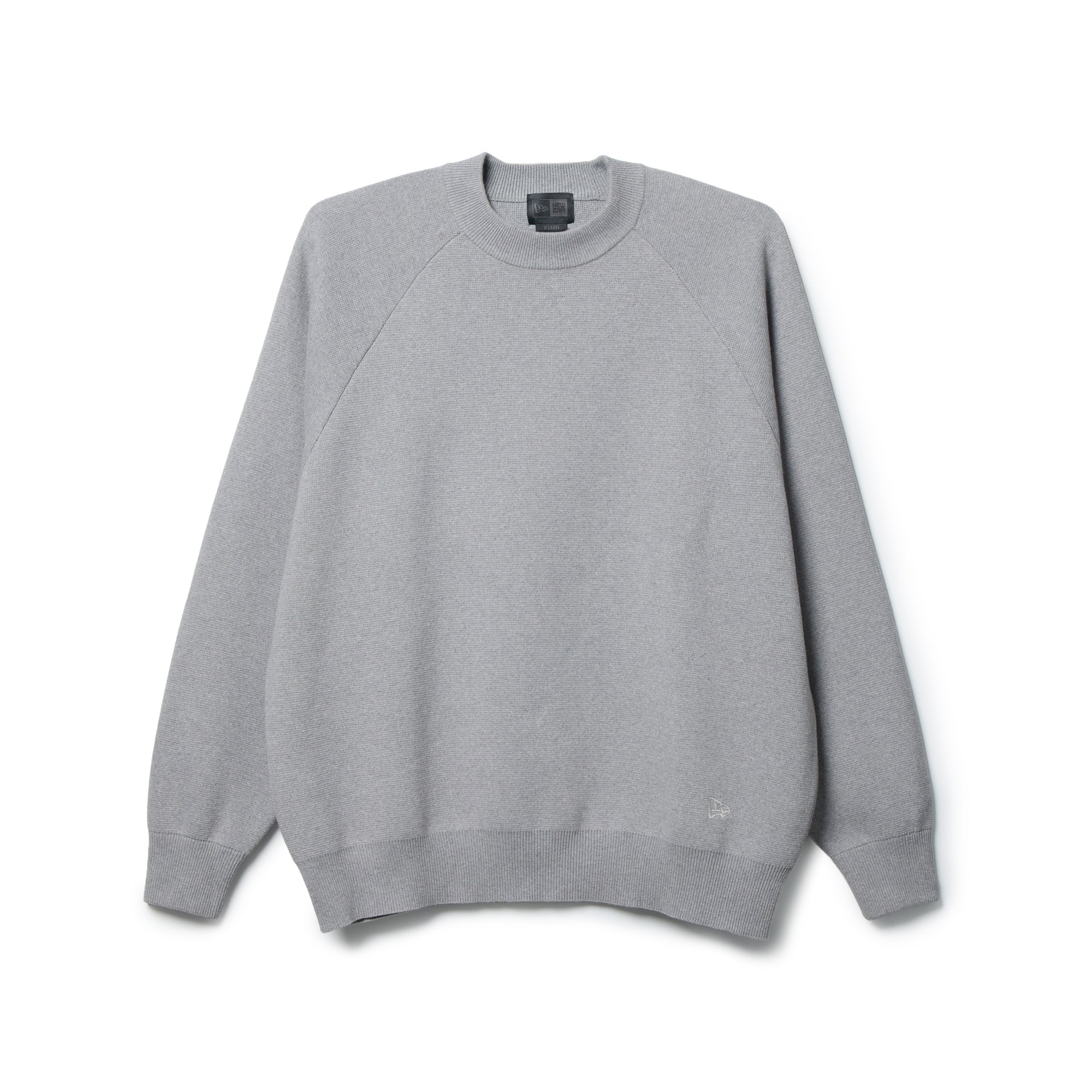クルーネックニット ミラノリブ BLACK LABEL SS26 グレー | ニューエラ