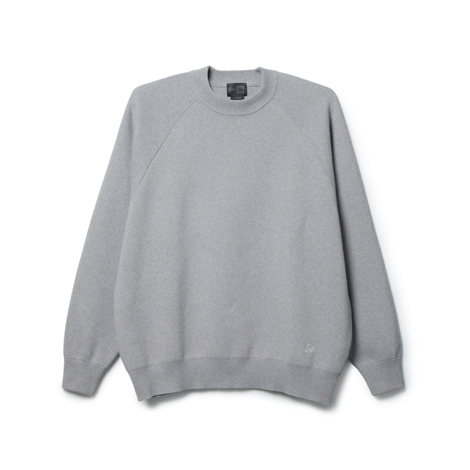 クルーネックニット ミラノリブ BLACK LABEL SS26 グレー | ニューエラ