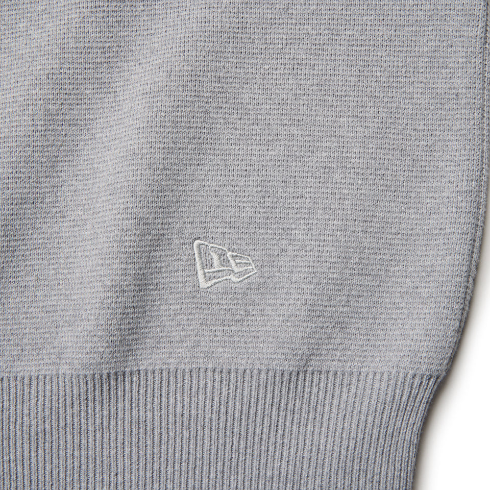 クルーネックニット ミラノリブ BLACK LABEL SS26 グレー | NEW ERA ニューエラ公式オンラインストア