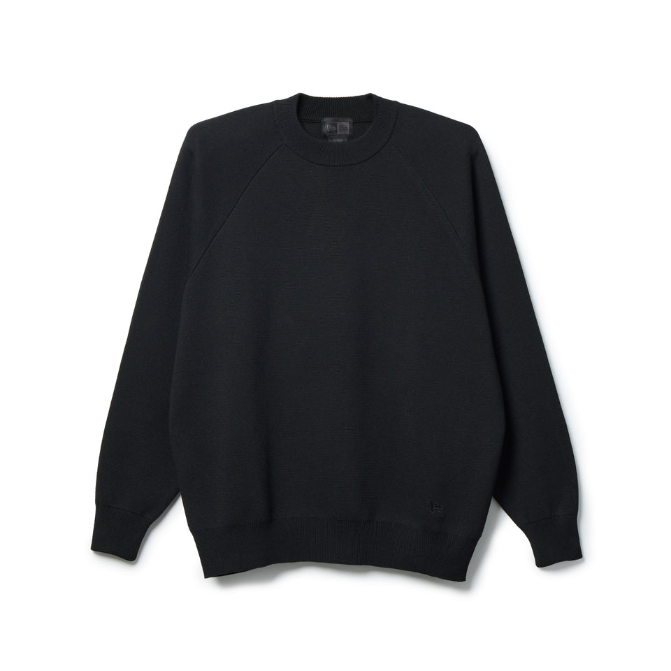 ニューエラ セーター ブラック 長袖 新品 未使用品 限定 レア クルーネックニット ミラノリブ BLACK LABEL SS26 ブラック