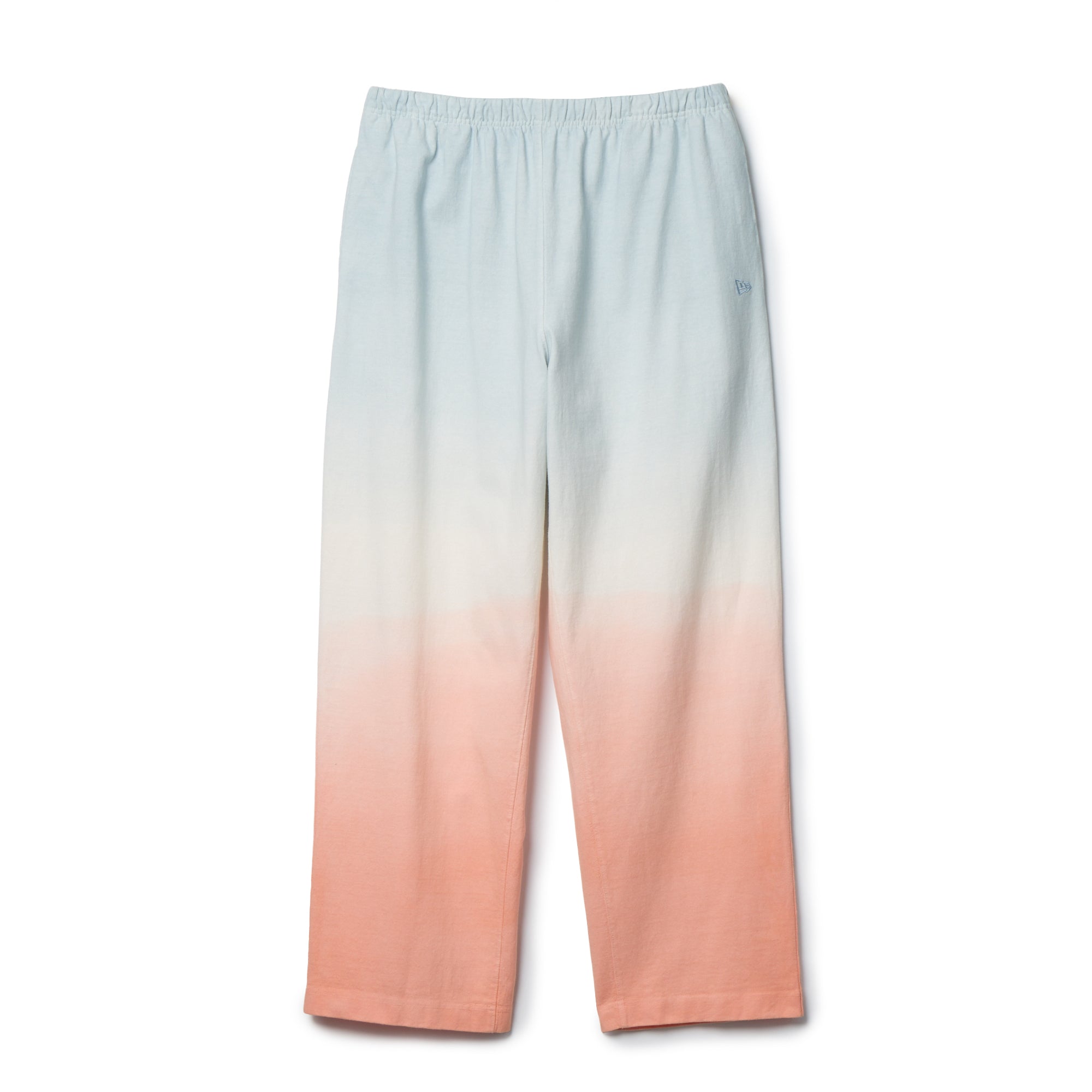 裏毛 メロー スウェットパンツ BLACK LABEL SS26 ブルー/ピンク