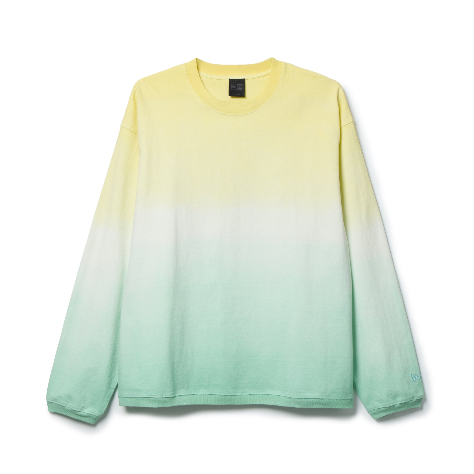 裏毛 メロー スウェット クルーネック BLACK LABEL SS26 イエロー