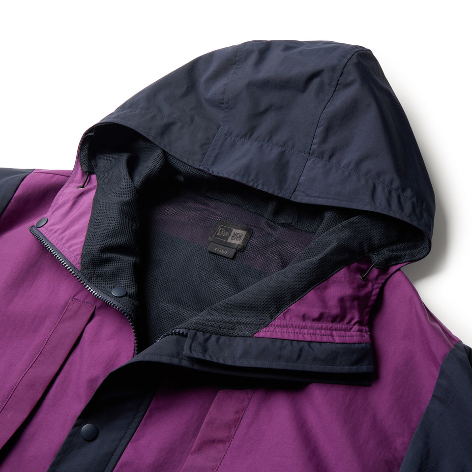 ライト マリンパーカ BLACK LABEL SS26 ネイビー/パープル