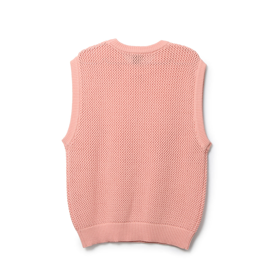 ニット メッシュ ベスト BLACK LABEL SS26 ピンク | ニューエラ