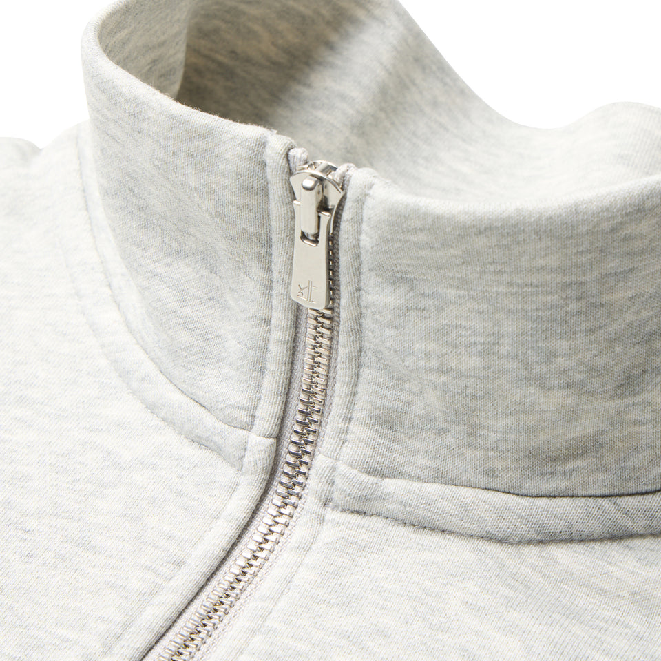裏毛 スウェット ハーフジップ BLACK LABEL SS26 ライトグレー | NEW ERA ニューエラ公式オンラインストア