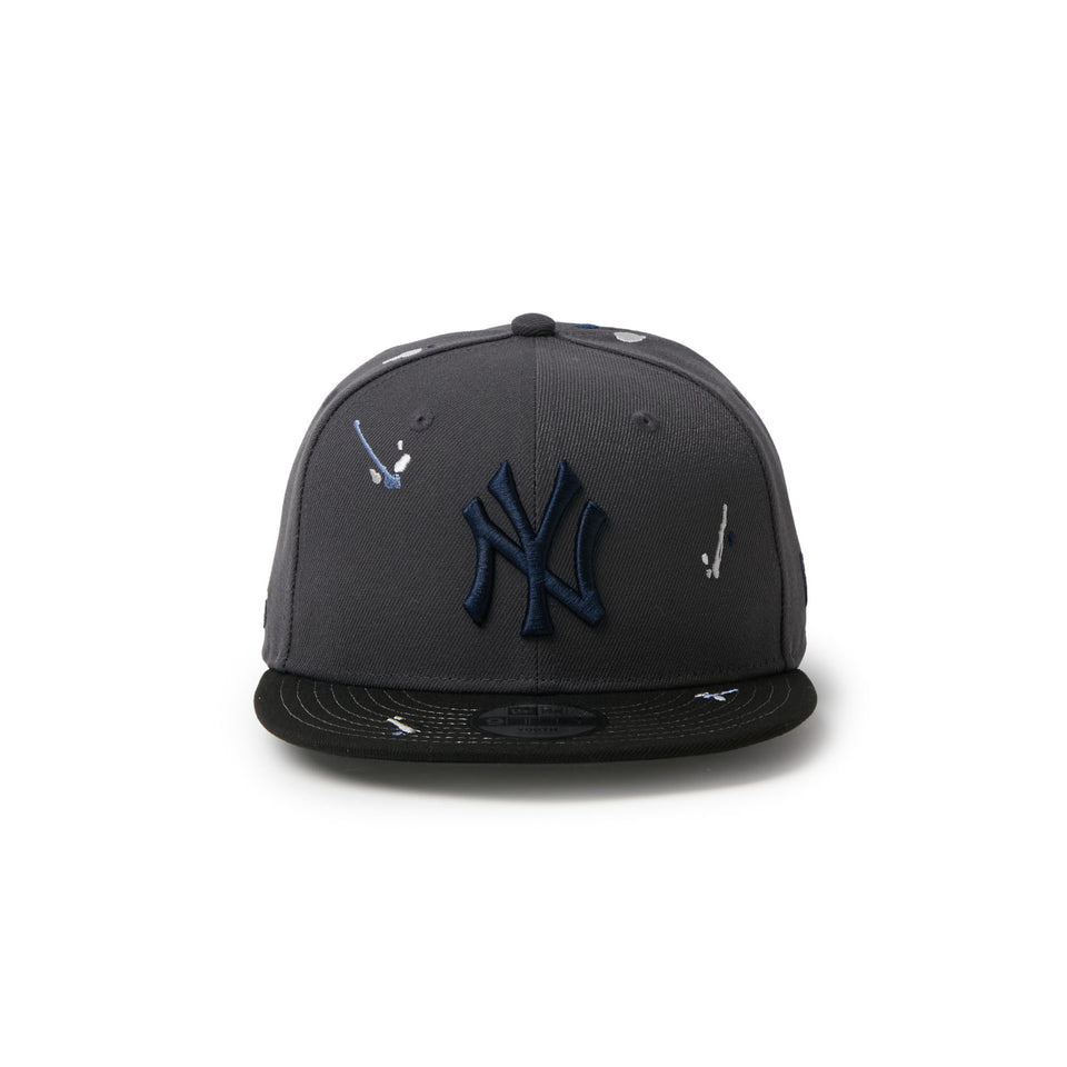 キッズ Youth 9FIFTY ニューヨーク・ヤンキース Splash Embroidery ダークグラファイト/ブラック | NEW ERA ニューエラ公式オンラインストア