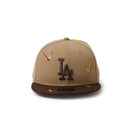 キッズ Youth 9FIFTY ロサンゼルス・ドジャース Splash Embroidery カーキ/バーントウッド | NEW ERA ニューエラ公式オンラインストア