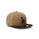 キッズ Youth 9FIFTY ロサンゼルス・ドジャース Splash Embroidery カーキ/バーントウッド | NEW ERA ニューエラ公式オンラインストア