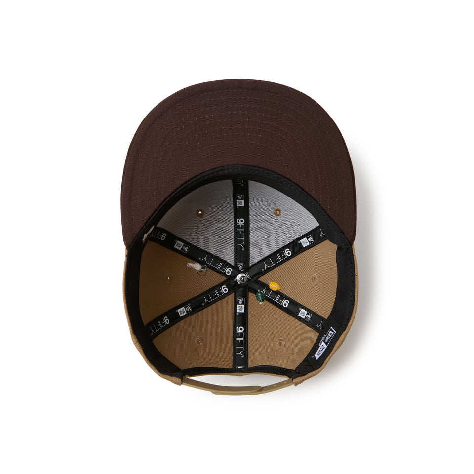 キッズ Youth 9FIFTY ロサンゼルス・ドジャース Splash Embroidery カーキ/バーントウッド | NEW ERA ニューエラ公式オンラインストア