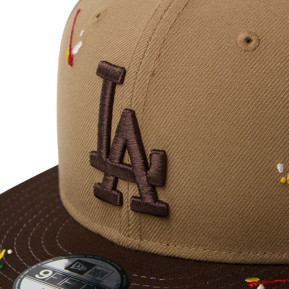 キッズ Youth 9FIFTY ロサンゼルス・ドジャース Splash Embroidery カーキ/バーントウッド | NEW ERA ニューエラ公式オンラインストア